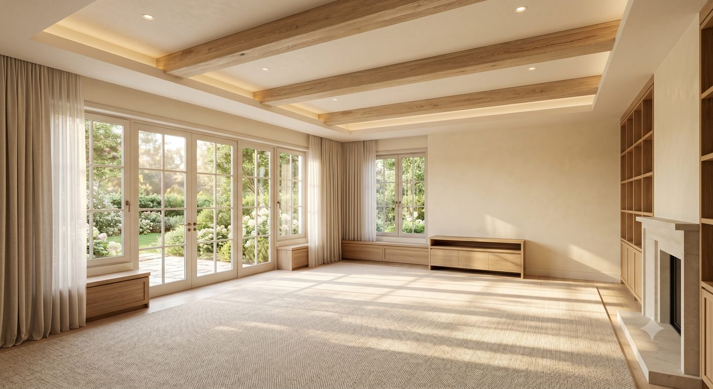 Empty room before Luxury staging