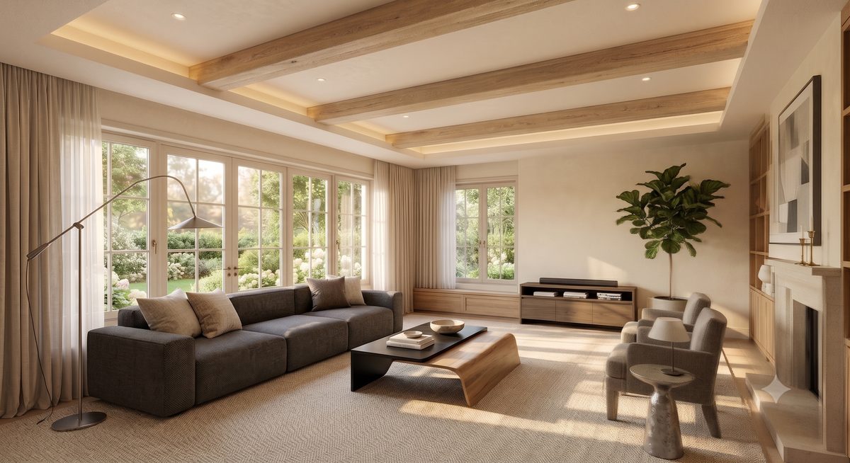 A room staged in the Modern style